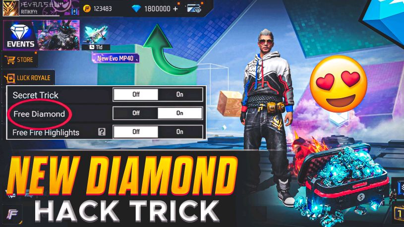 Free Fire Unlimited Diamond Tricks