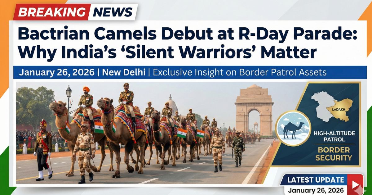 Bactrian Camels Debut at R-Day