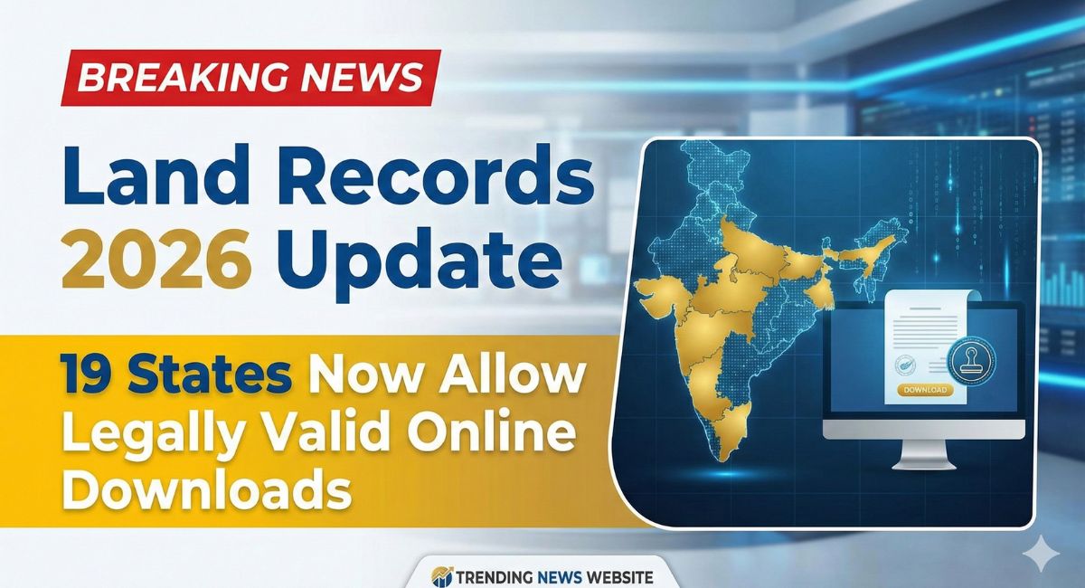 Land Records 2026 Update