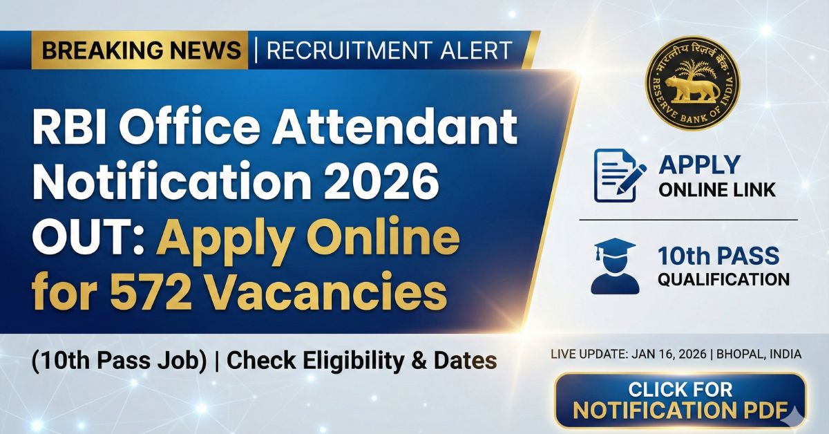 RBI Office Attendant