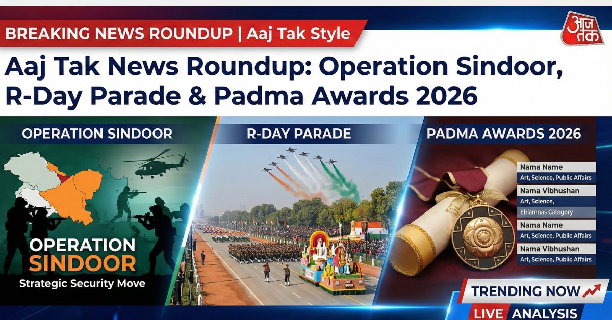 Aaj Tak News Roundup