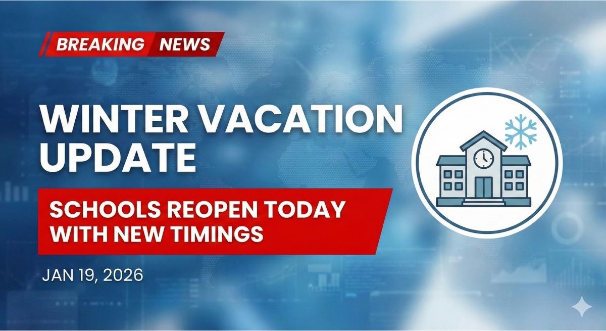 Winter Vacation Update