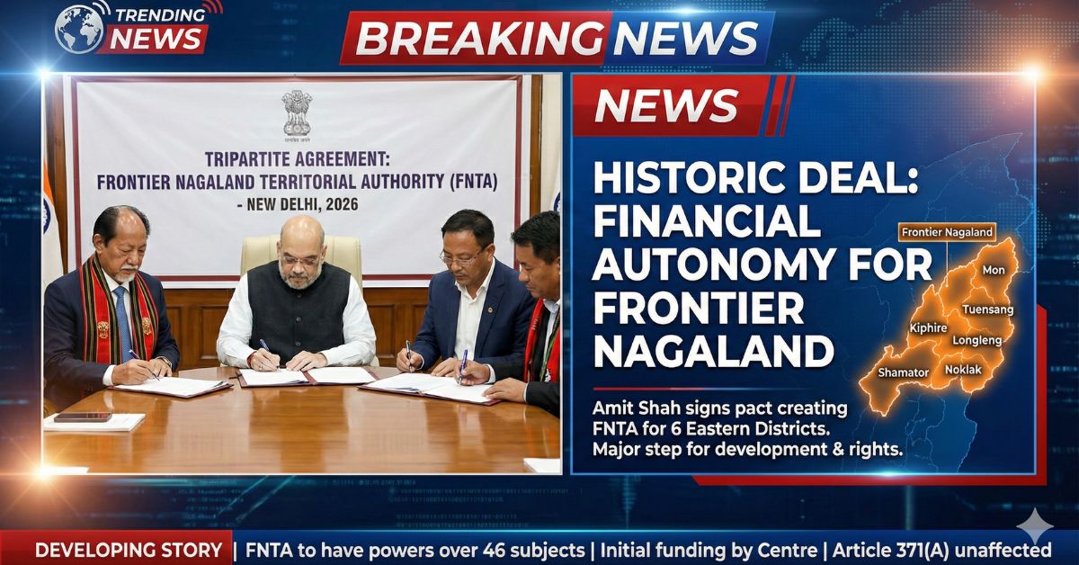 Amit Shah Signs Historic Deal