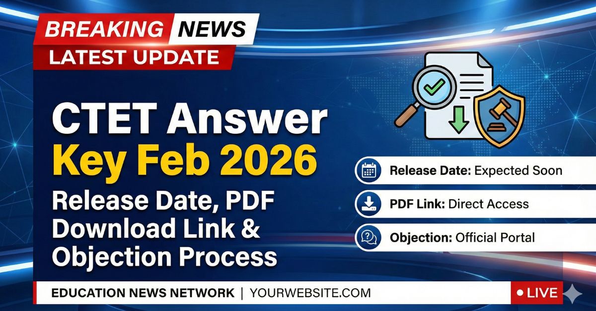 CTET Answer Key Feb 2026