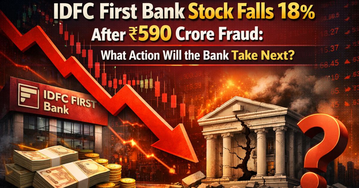 IDFC First Bank Stock Falls 18% After ₹590 Crore Fraud