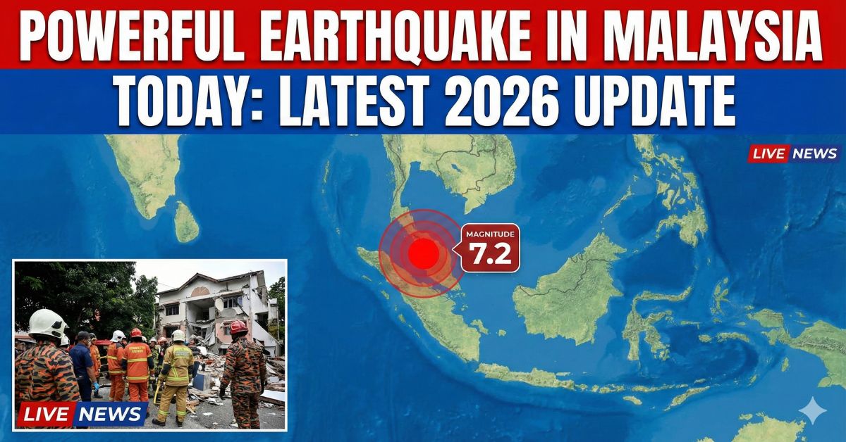 Powerful Earthquake in Malaysia Today