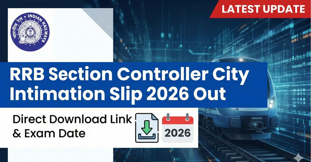 RRB Section Controller City