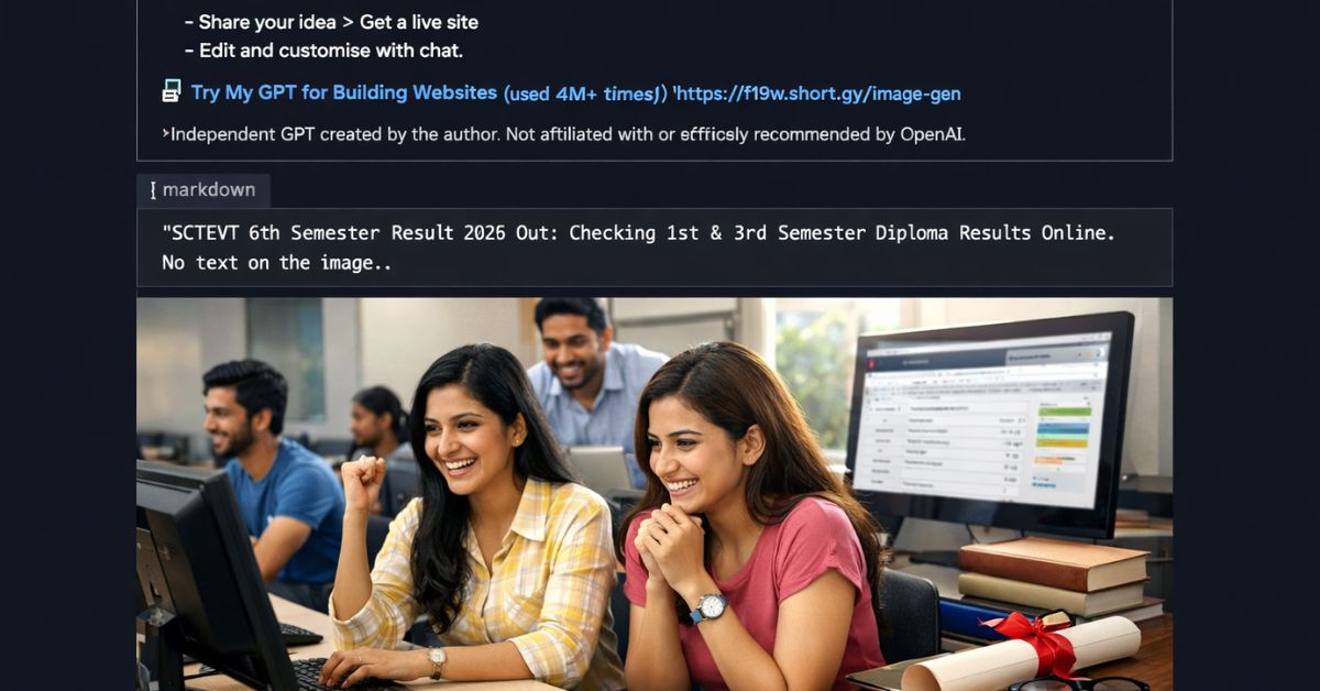 SCTEVT 6th Semester Result 2026 Out