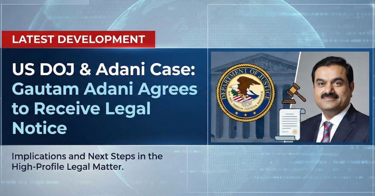 US DOJ & Adani Case