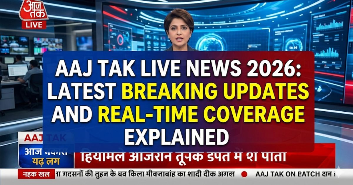 Aaj Tak Live News 2026