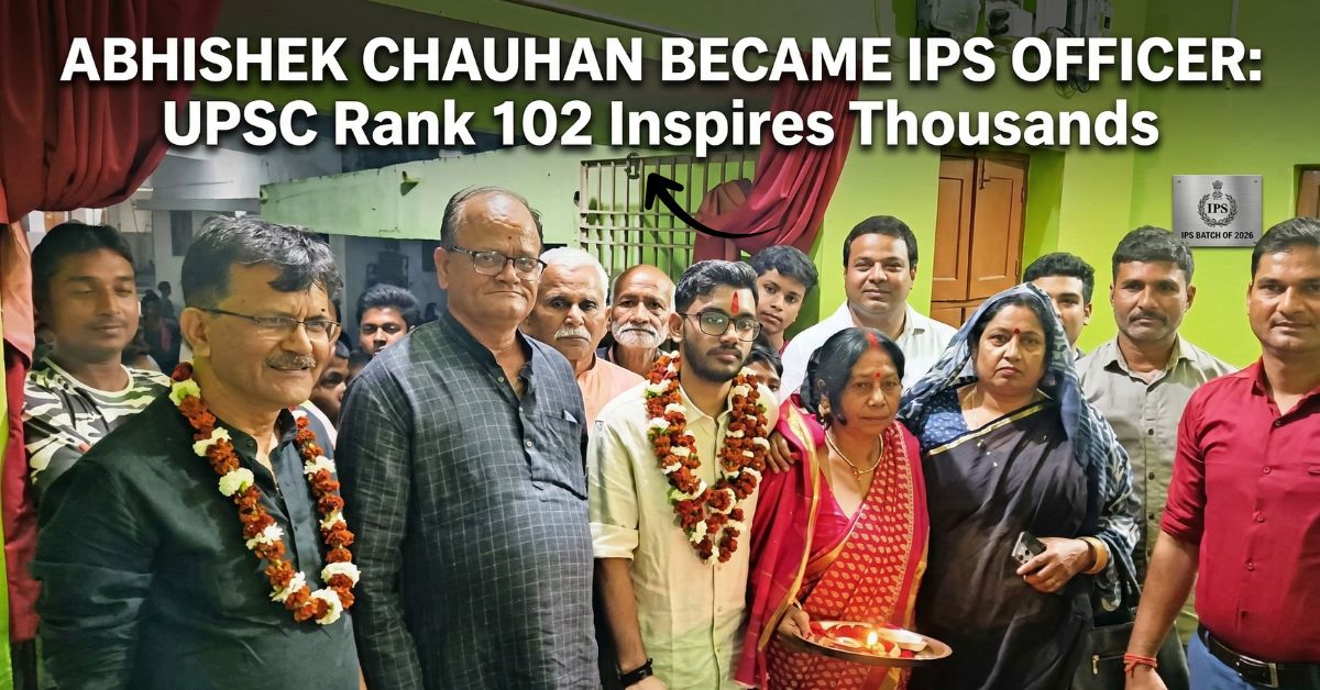 Abhishek Chauhan became IPS