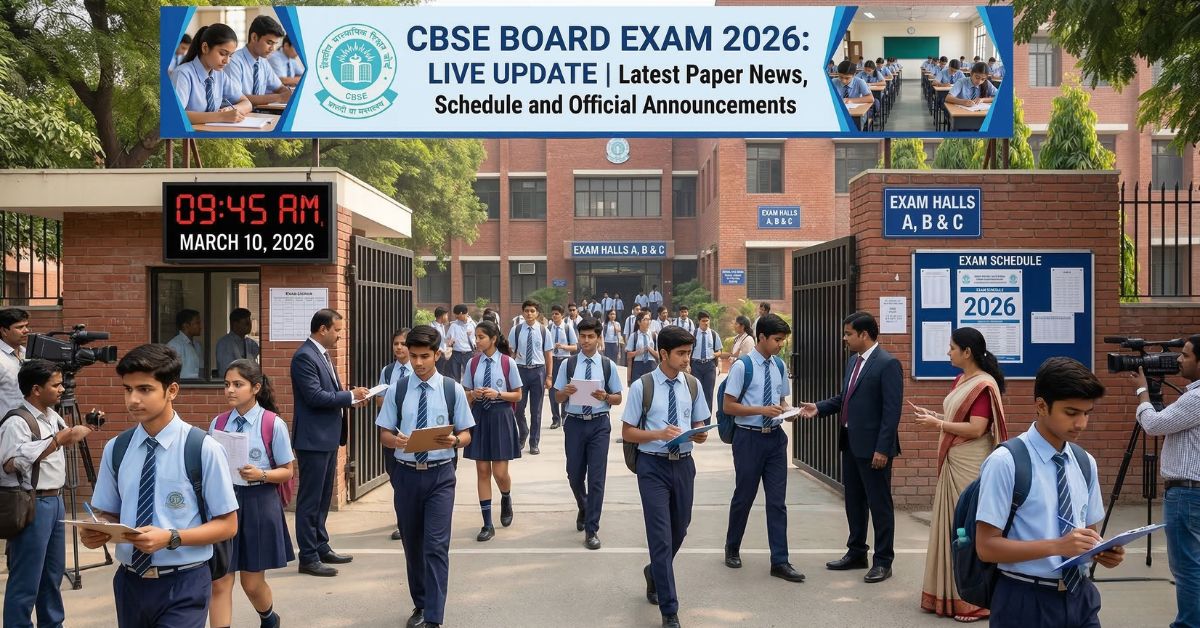 CBSE Board Exam Live Update 2026