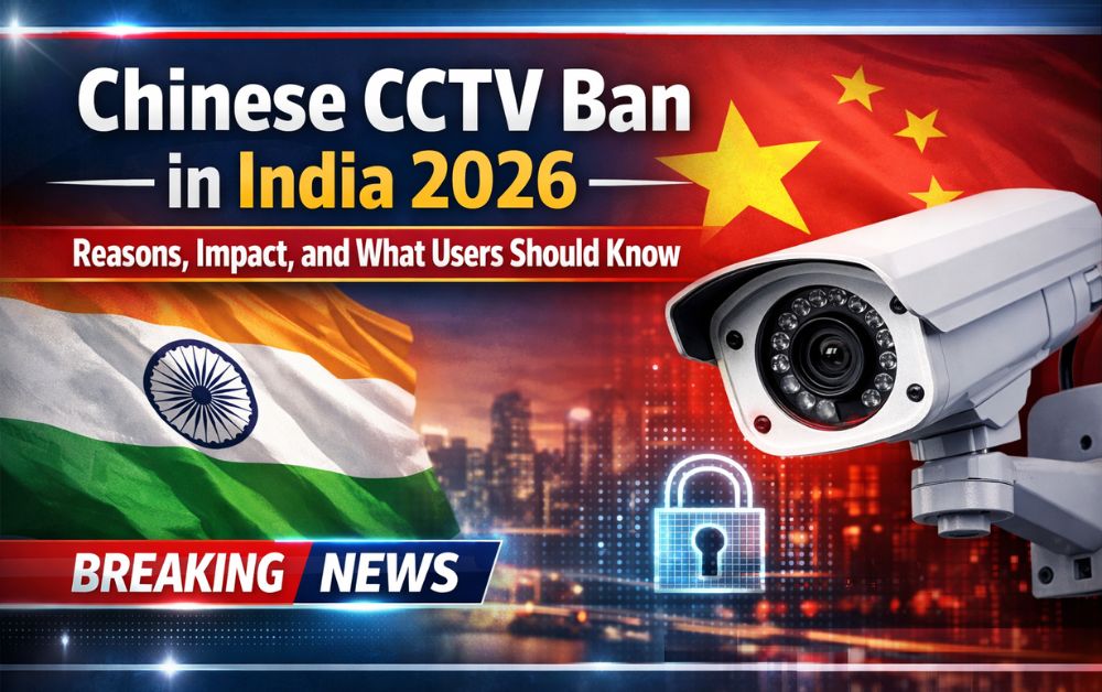 Chinese CCTV Ban in India 2026
