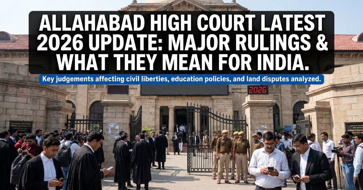 High Court allahabad update 2026