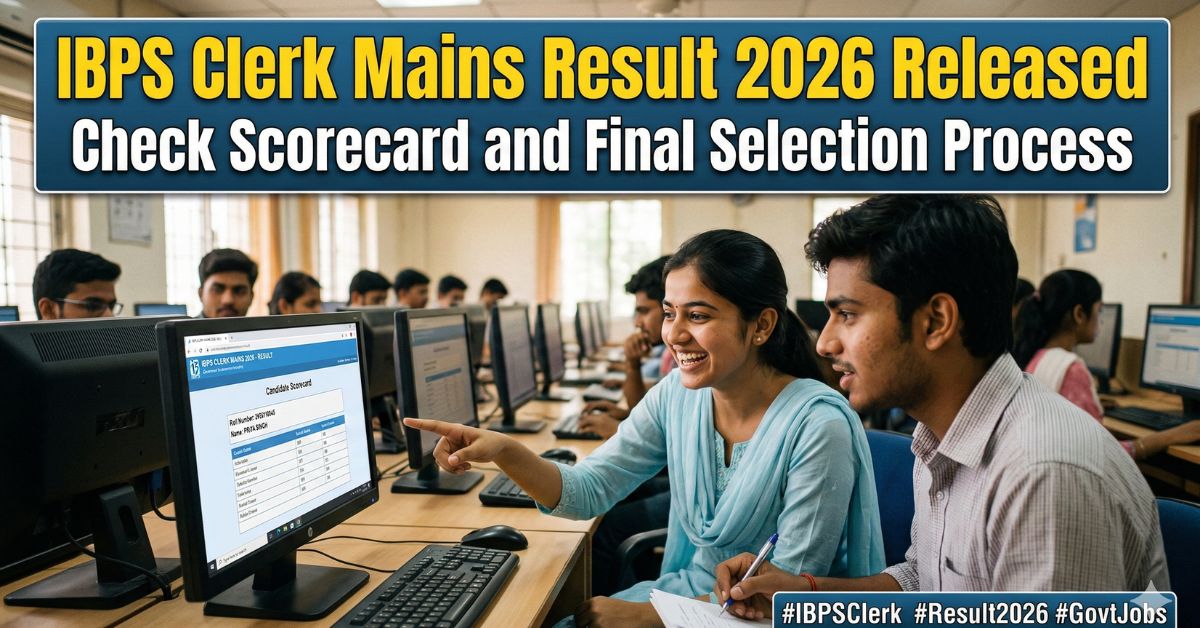 IBPS Clerk Mains Result 2026 Released