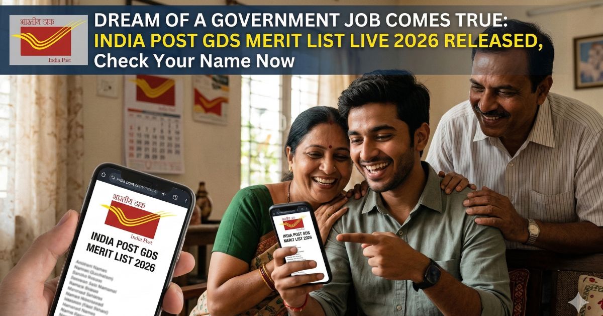 India Post GDS Merit List Live 2026
