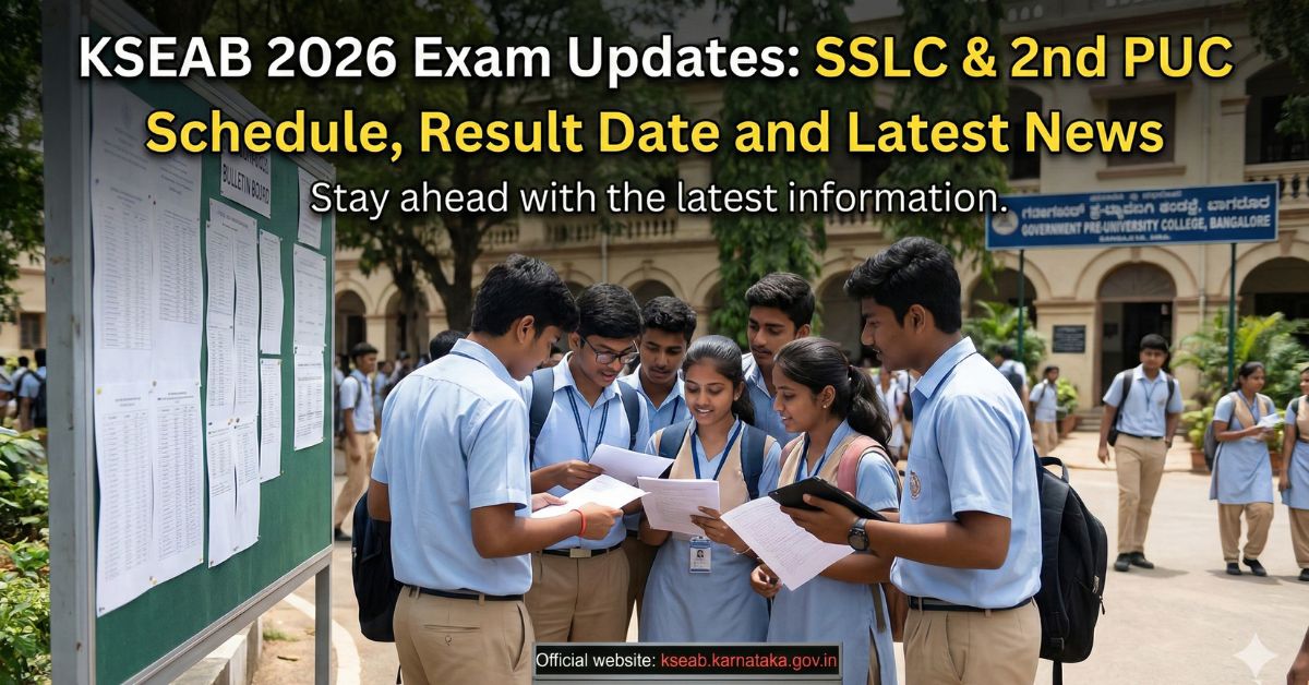 KSEAB 2026 Exam Updates