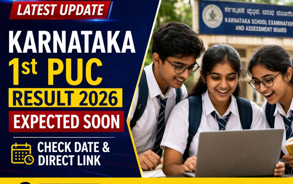 Karnataka 1st PUC Result 2026