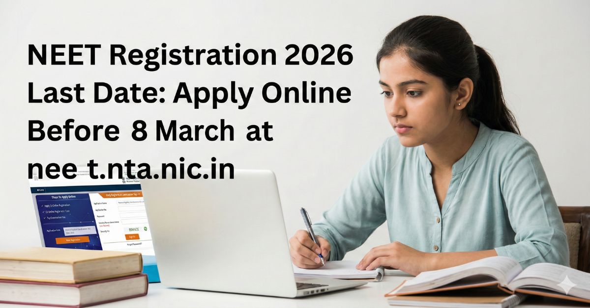NEET Registration 2026 Last Date