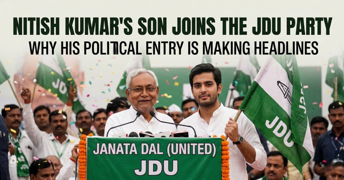 Nitish Kumar sons joined the JDU Party