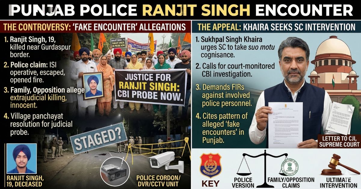 Punjab Police Ranjit Singh Encounter