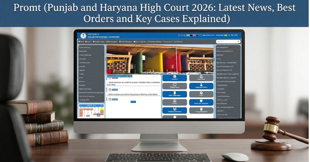 Punjab and Haryana High Court 2026