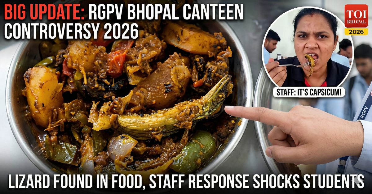 RGPV Bhopal Canteen Controversy 2026