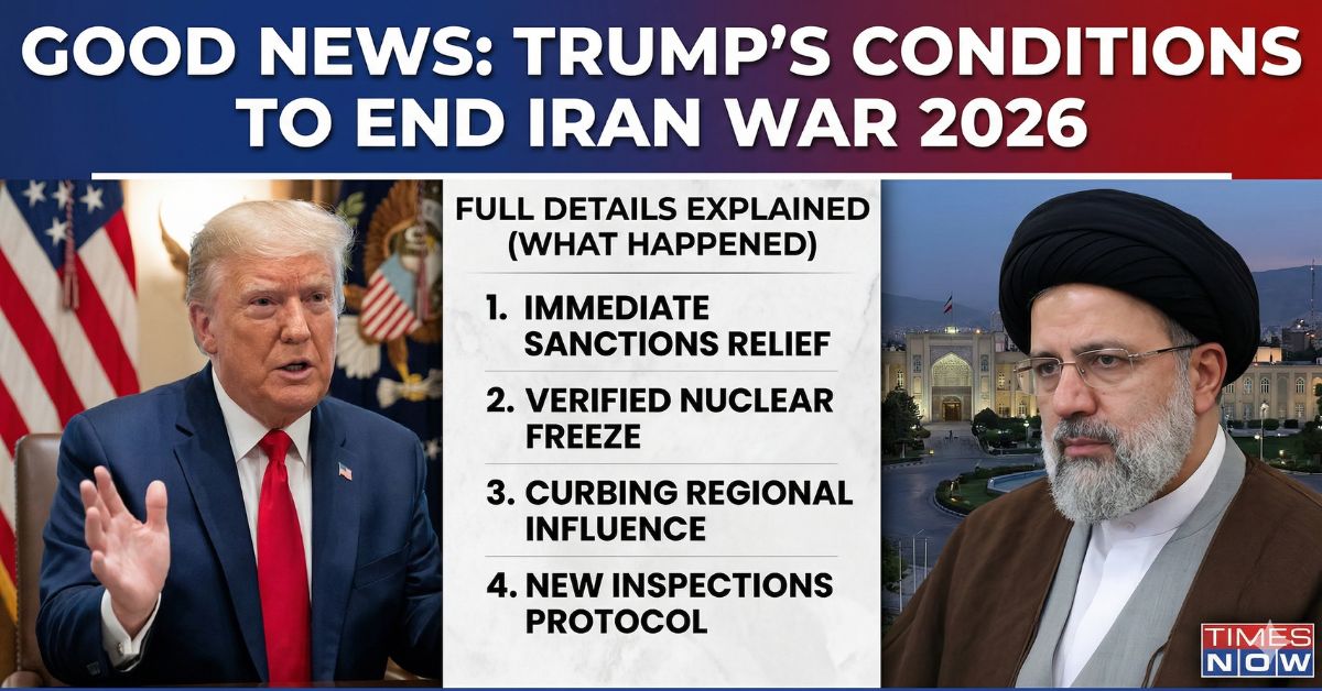 Trump’s Conditions to End Iran War 2026