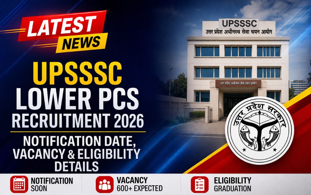 UPSSSC Lower PCS Recruitment 2026
