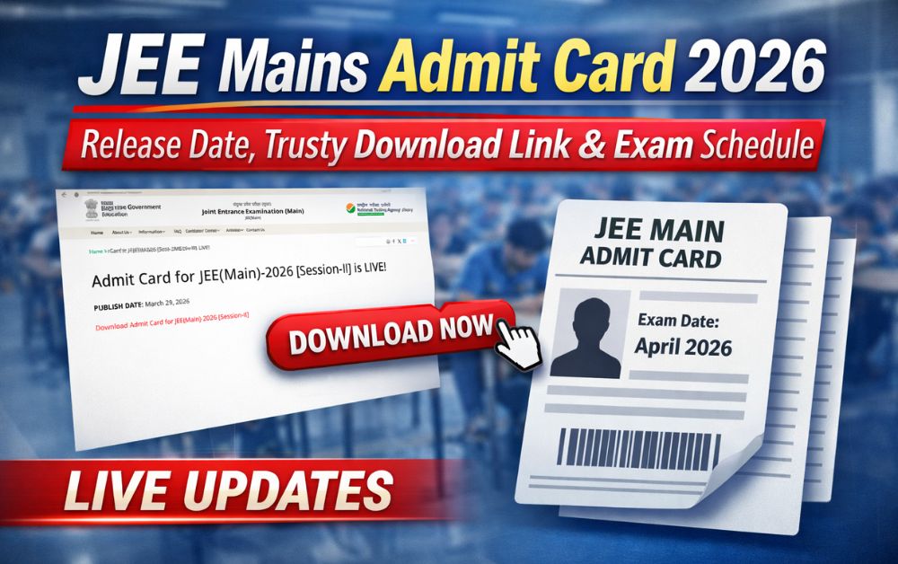 JEE Mains Admit Card 2026